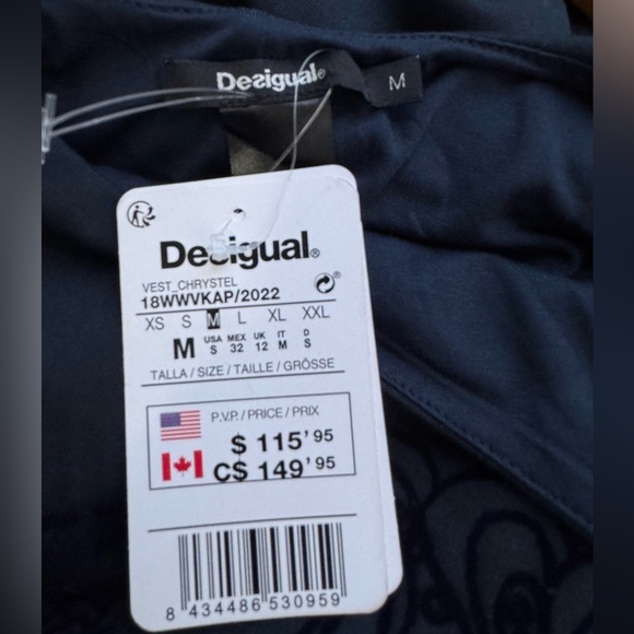 NWT Desigual Crhystel Dress Art to Wear Embroidered Floral Velvet Burnout Design - Picture 11 of 16